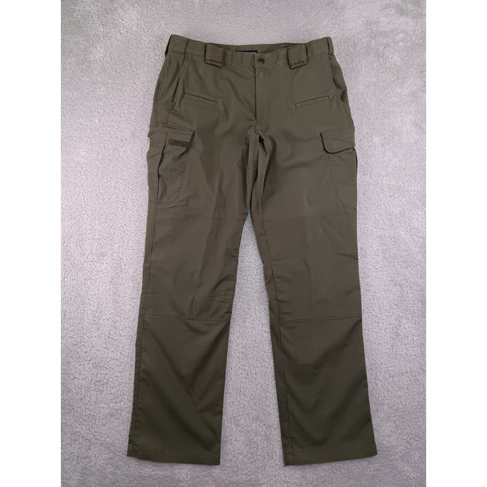 5.11 Tactical Stryke Pants Men 34x32 Green Flex-Tac Ripstop Cargo